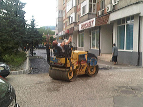 Foto: drumar la somn - strada Victoriei Baia Mare